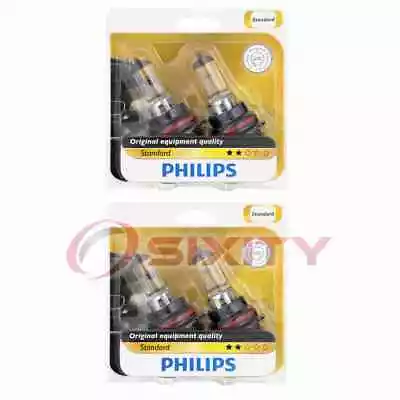2 Pc Philips High Low Beam Headlight Bulbs For Merkur Scorpio XR4Ti Dp • $18.77
