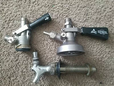 Micro Matic Beer Keg Coupler Tap System Lot Home Brewery  • $24.99