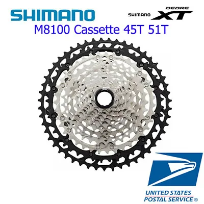 Shimano XT CS-M8100 12-Speed Cassette MTB 10-45T 51T MTB • $109.48