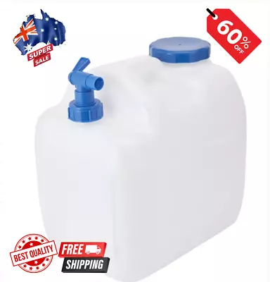 23 Litre Water Container With Tap Water Tap Camping Hiking Accessories Caravan • $26.05