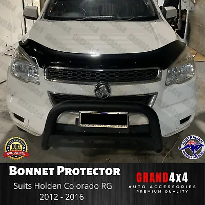 Premium Bonnet Protector Guard For Holden Colorado RG 2012 - 2016 Tinted Guard • $83.10