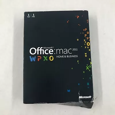 Microsoft Office Mac 2011 Home & Business Pre Owned With Product Key • $20