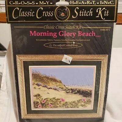 Cross My Heart Inc.  Morning Glory Beach Cross Stitch Kit New 2000 • $30