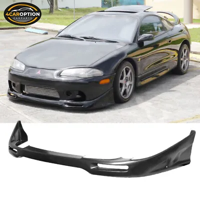 Fits 97-99 Mitsubishi Eclipse JDM Sport Style Front Bumper Lip Spoiler PU • $114.99