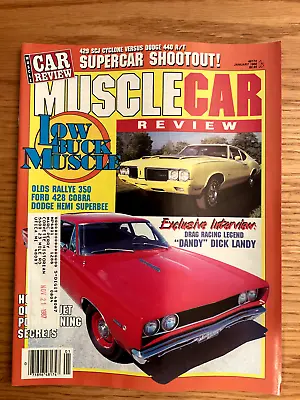 Muscle Car Review Magazine 4#9 Jan 1988 Olds Rallye 350 Ford 428 Cobra Dodge Hem • $16.95
