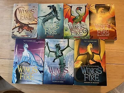 Wings Of Fire Books 1 2 3 5 (paperback) & Books 7 9 10 (hardcover) • $20