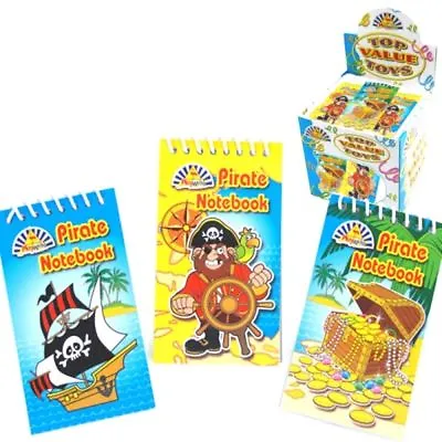 £3.76 • Buy Pirate Spiral Notebook Notepad Jotter Captain Jack Pirate Wheel Ship Treasure 