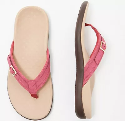 Summer Ladies Orthopedic Sandals Casual Flat Flip Flops Womens Low Wedge Shoes • £9.66