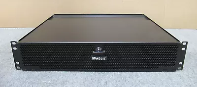 Panduit 19  2U Cable Management Rack Mount Shelf Case Enclosure 365mm Deep • £36