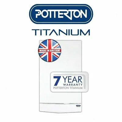 £1050 • Buy Baxi Potterton Titanium 28kW Combi Boiler With Flue & Clock - 7 YEARS WARRANTY