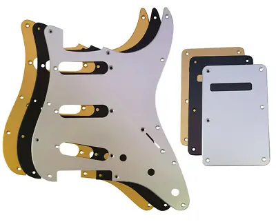 Wozero Anodized Brushed Aluminum Pickguard+Back Plate For Fender Stratocaste SSS • $84.19