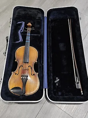 Franz Joseph Pfretschner W/ Case & Bow Violin Used Fiddle Vintage Size 1/2  ?? • $209