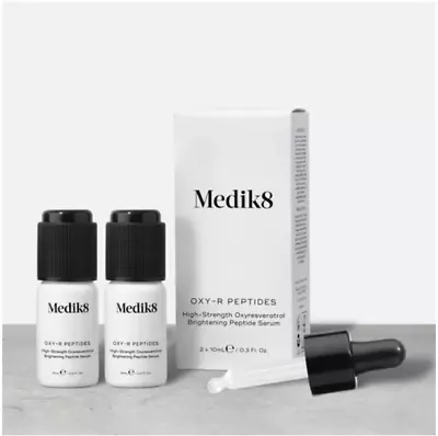£56 • Buy Medik8 Oxy R Peptides Serum 2 X 10ml - High Strength - Brightening Serum