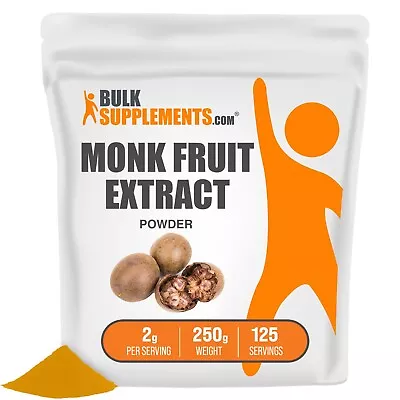 BulkSupplements Monk Fruit Extract Powder 250g - 2 G Per Serving • $18.96