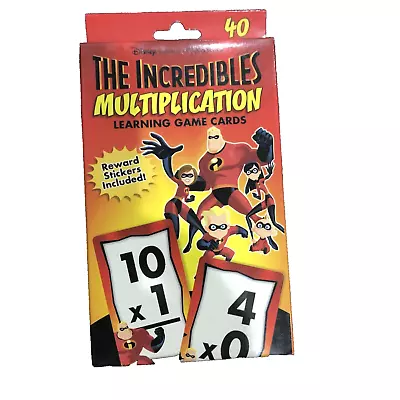 The Incredible Multiplication Learning Game Cards 40 Cards  - NEW • $4.44