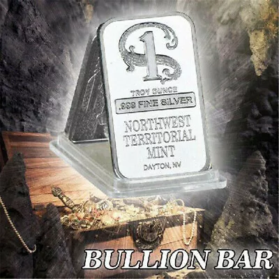 1 TROY OUNCE OZ .999 Metal Bars Silver Bullion Bar Decoration Collection Art  • $9.42