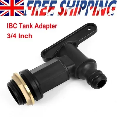3/4'' IBC Tank Adapter Water Butt Outlet Tap For Rain Barrel Tap Connection UK • £6.69