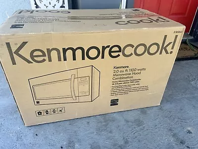 Kenmore 2 Cu Ft 1100 Watt Microwave Hood Combination 85063 Stainless Steel NEW • $550