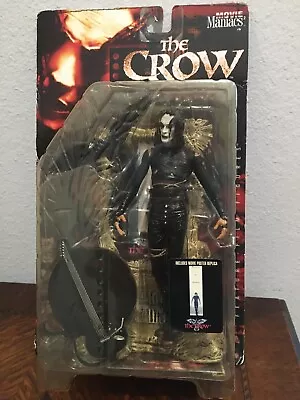 McFarlane Toys Movie Maniacs 2 The Crow Eric Draven Action Figure • $34.50