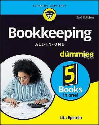 Bookkeeping All-in-One For Dummies 2nd - 9781119592907 Lita Epstein Paperback • £15.98