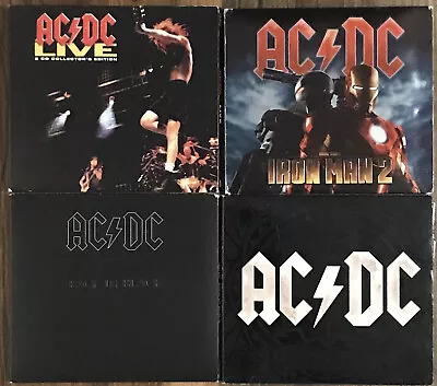 ACDC Cd Bundle - Live Back In Black Ice Iron Man 2 AC/DC • $36.29