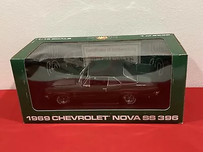 Gmp 1/18 1969 Chevrolet Chevy Nova Ss 396 Green Limited Edition 1 Of 3996 *flaw* • $69.95