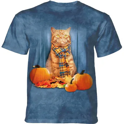 Orange Tabby Cat-Garfield-Winter-Mountain Brand T-Shirt -Sizes Small-3X • $27.95