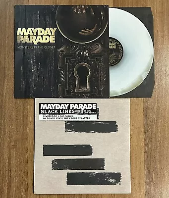 Mayday Parade - Black Lines / Monsters In The Closet Color Vinyl BUNDLE!!  Rare • $99.99