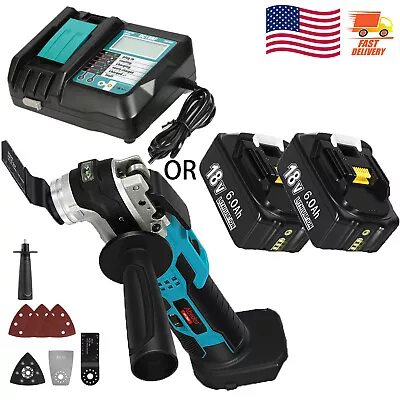 For Makita XMT03Z Cordless Oscillating MultiTool / 18V 6.0AH Battery / Charger • $68.59