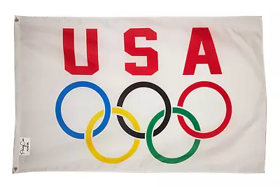 USA Olympics 3x5FT Flag Banner US United States Sports Man Cave Garage Bar • $13.99