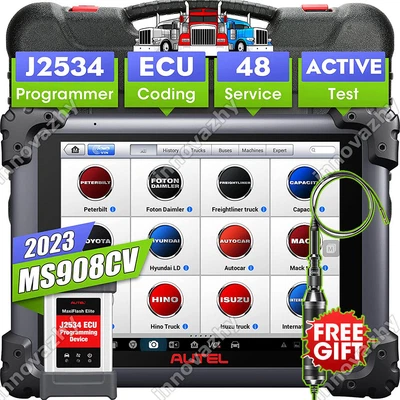 $2200 • Buy Autel MaxiSYS CV MS908CV Diesel Truck Scanner Heavy Duty Diagnostic Scan Tool