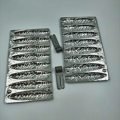 Vintage Chocolate Mold 8 Cigar Shapes Made In Germany 149 With 2 Clips Tobacco • $49.87