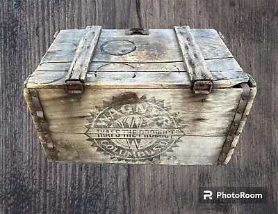 1920s-30s Antique Vintage Wagner Wood Beer Crate Hinge Lid Brewery Columbus OH • $179.50