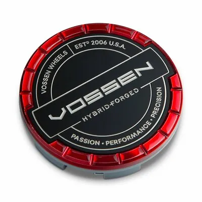 Vossen Hybrid Forged Billet Center Cap Red For VF HF Series Wheels - Qty 4 • $150