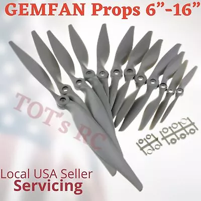 Gemfan 5 -16in Nylon Electric Prop Propeller For RC Airplanes • $3.49