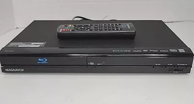 Magnavox Blu-Ray Disc Player Full HD 1080p NB500MG1F W/ Remote Control WORKS  • $24.95