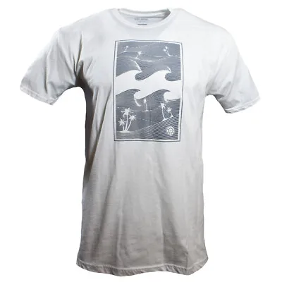 BILLABONG Men's T-shirt Surf Skateboard Snowboard 100% Cotton Reg $26 White NEW  • $18.99