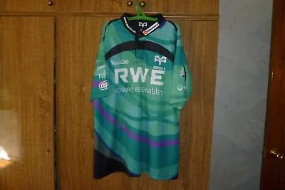 Neath-Swansea Ospreys Rugby Welsh Kooga Shirt RWE Jersey 2009/2010 Away Size XL • £32.40