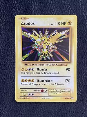 Pokémon TCG Zapdos XY Evolutions 42/108 Holo Holo Rare • $2.99