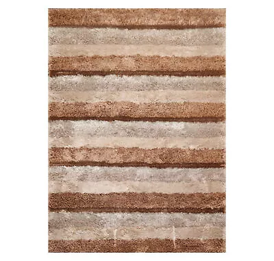 $280 • Buy 8' X 11' Capel BERKELEY 700 MUSHTROOM  Modern Shag Area Rug Brown 8x11