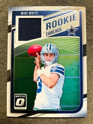 2018 Panini Donruss Optic Mike White Rookie RC Threads Jersey Patch Prizm Mint • $5.99