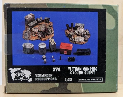 $8.99 • Buy Verlinden Model 374 Vietnam Camping Ground Outfit 1:35