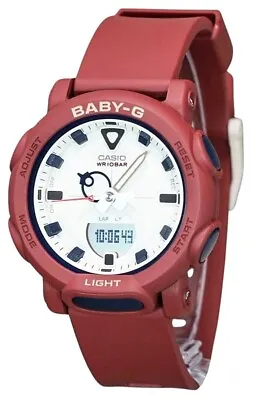 Casio Baby-G Analog Digital White Dial Quartz BGA-310RP-4A Ladies Womens Watch • $178.52