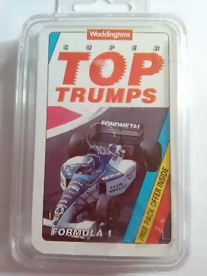 VINTAGE Top Trumps SCARCE WADDINGTONS SUPER TOP TRUMPS FORMULA 1 MINT CONDITION • £4.99