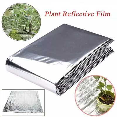 Reflective Mylar Film Plants Garden Greenhouse Covering Foil Sheets 210 X 120CM • £5.27