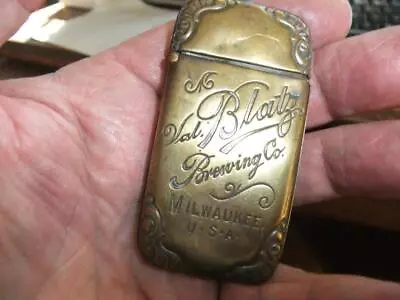 Rare (brass) Blatz Beer Match Safe -breweriana- Beer Can Collectors • $59.99