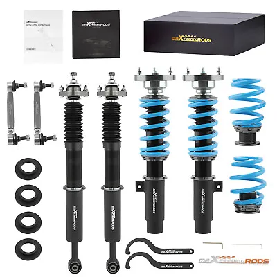 MaXpeedingrods Coilovers 24 Click Damper Suspension Kit For BMW E46 M3 01-06 RWD • $399