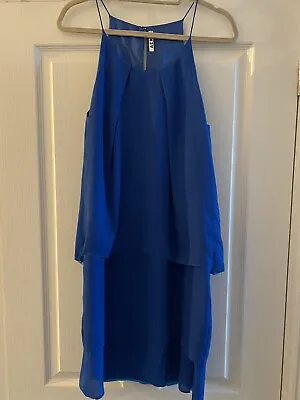 £70 • Buy Acne Studios Silk Blue Dress, EU 38/U.K. Size 10