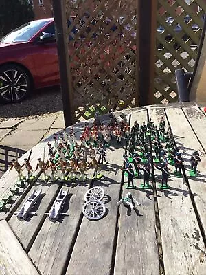 Quantity Of Vintage Lead Napoleonic Soldiers & American War Of Independence • £20