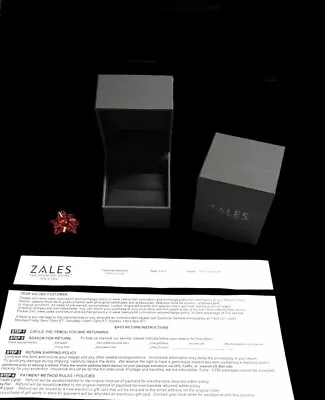 $25.99 • Buy Zales Jewelry Box EMPTY Velvet Presentation. Earring, Bracelet, Necklace Ring